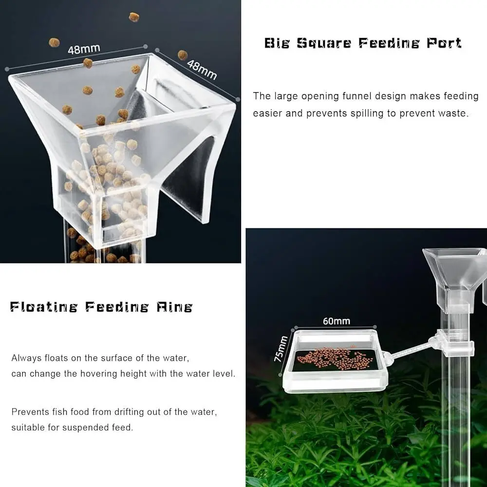 Feeding Pipe For Food Feeder With Detachable Acrylic Tube Wh-601 2
