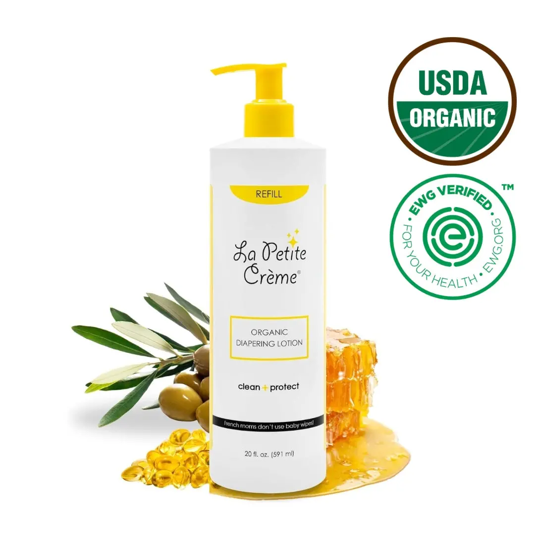 Organic French Diapering Lotion - Economy Refill - 20 Oz 2