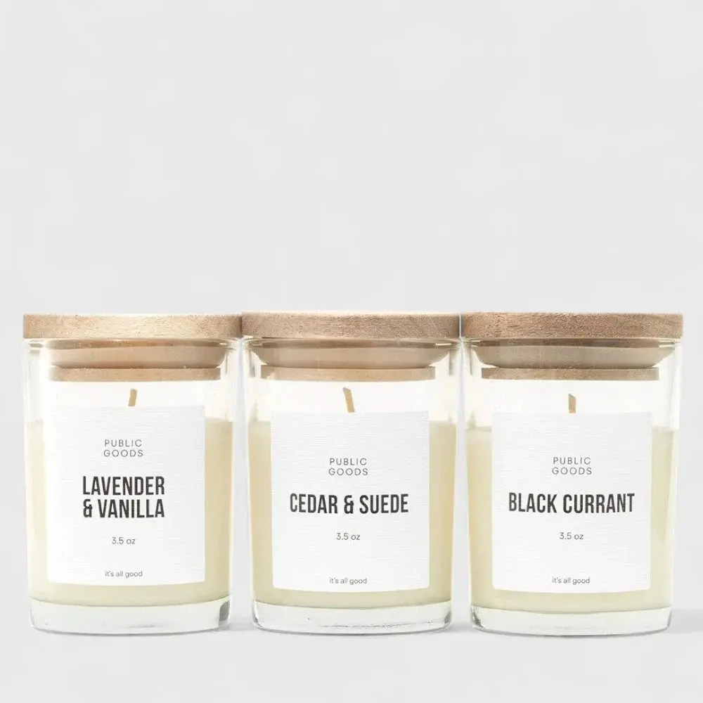 Public Goods Mini Candle Set 1