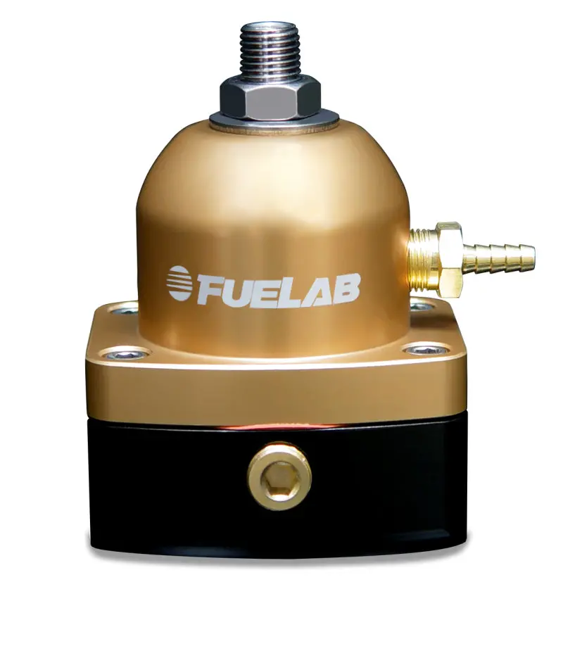 Fuelab 515 Efi Adjustable Fpr 90-125 Psi (2) -6An In (1) -6An Return - Gold 1