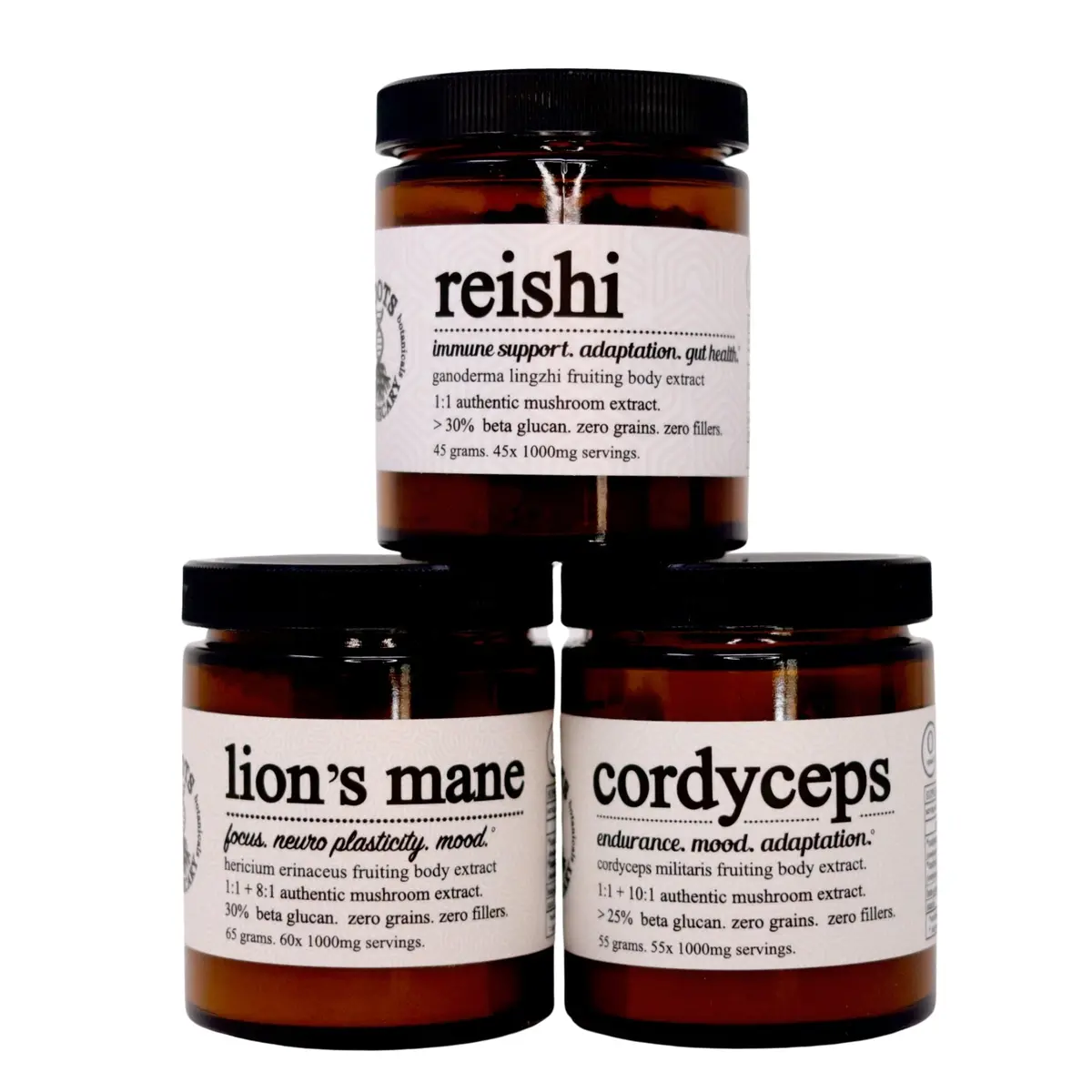 Roots Apothecary 3 Pack Shroom Stack 1