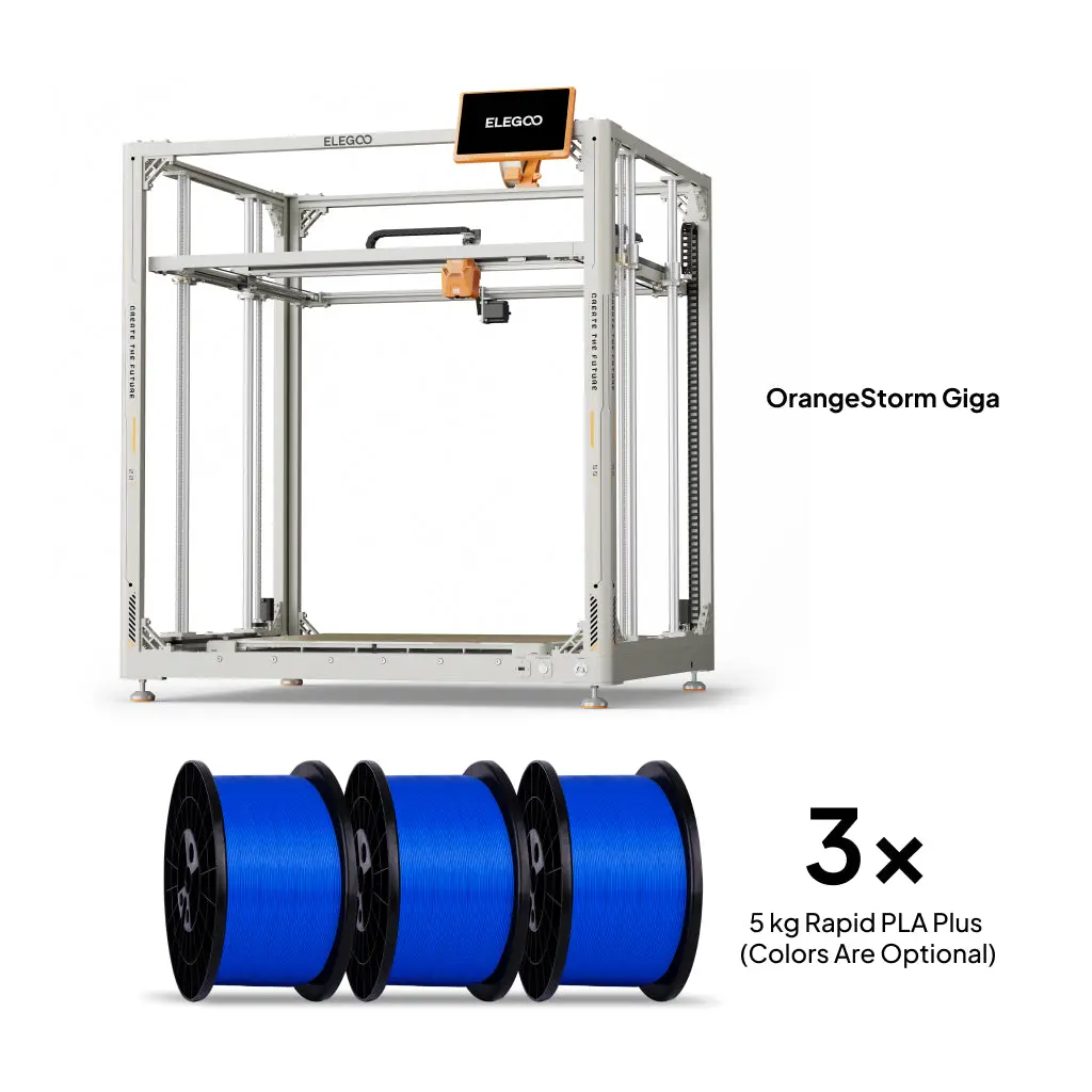 Orangestorm Giga + 3 × 5 Kg Rapid Pla Plus 1