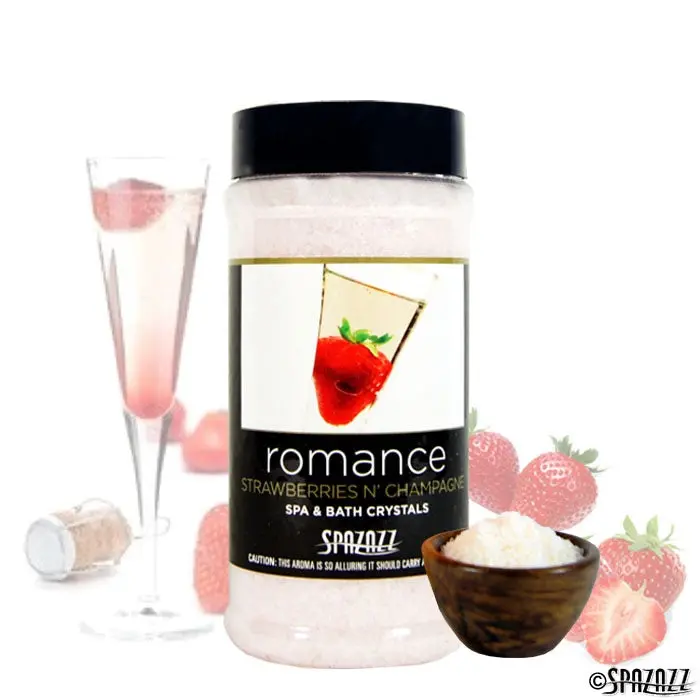Spazazz Set The Mood Strawberries N' Champagne Crystals - Romance 1