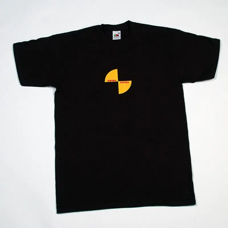 Davida T-Shirt - Black With Yellow & Black Impact Logo 1