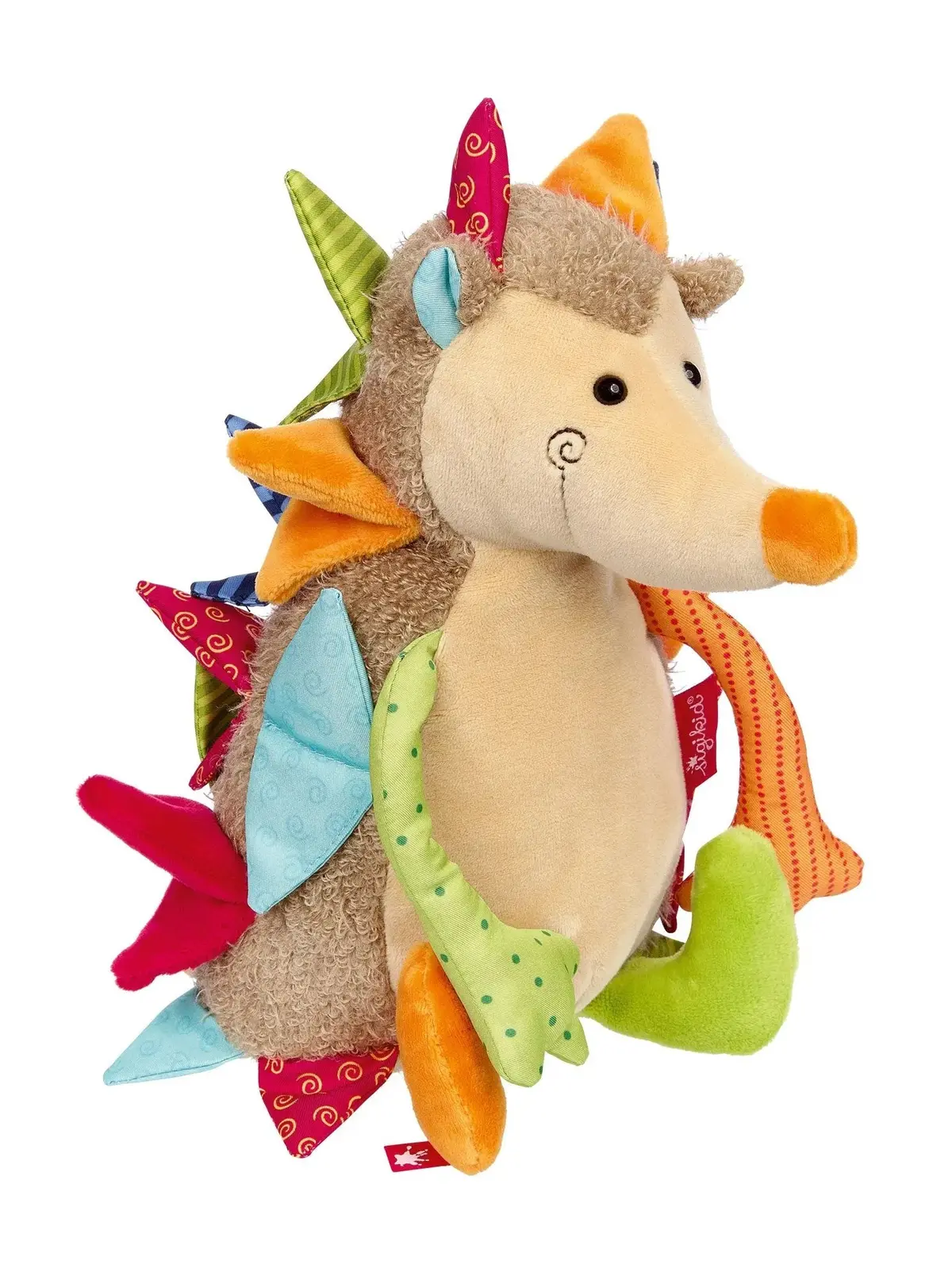 Sigikid Patchwork Hedgehog Plush Toy 1