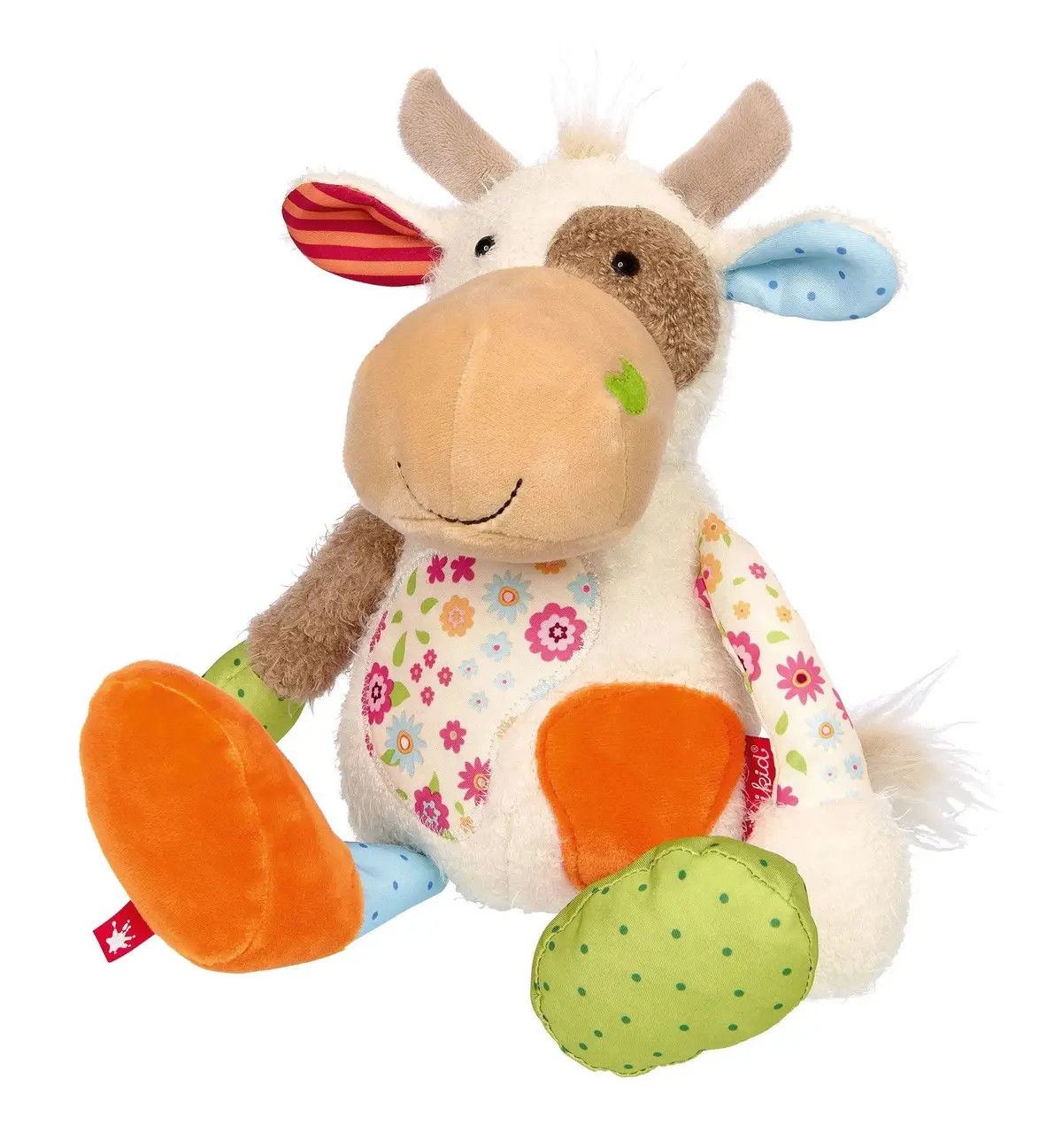 Sigikid Patchwork Cow Plush Toy 1