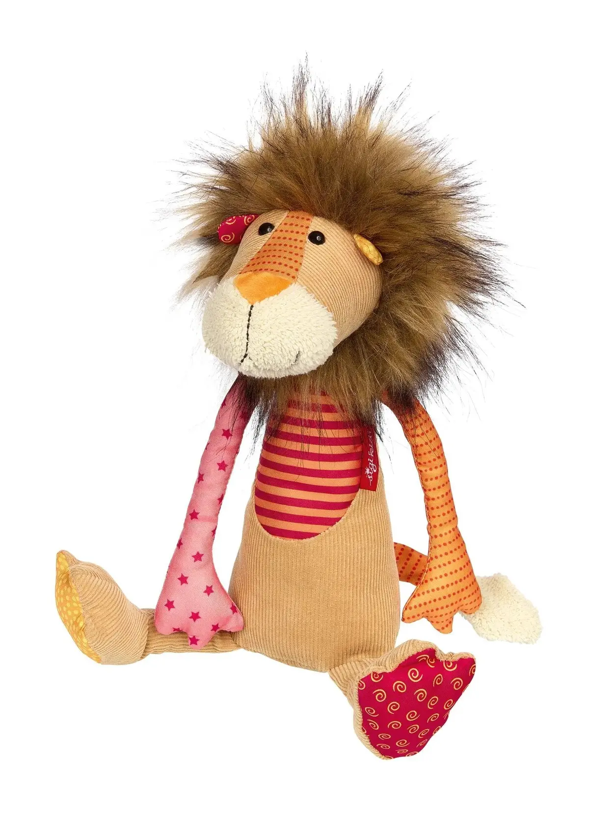 Sigikid Patchwork Lion Plush Toy 1