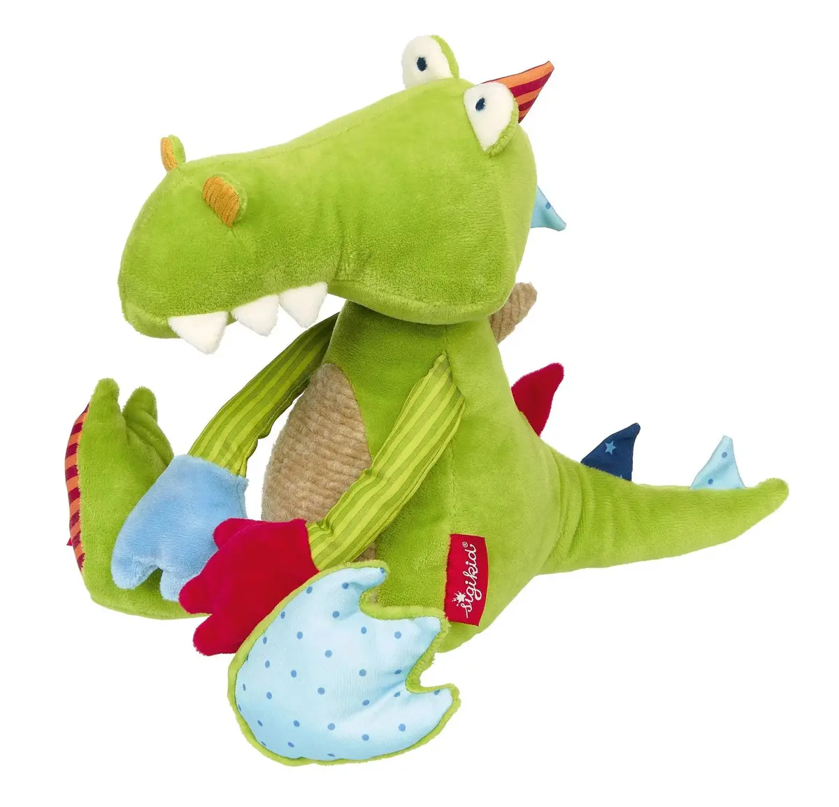 Sigikid Patchwork Dragon Plush Toy 1