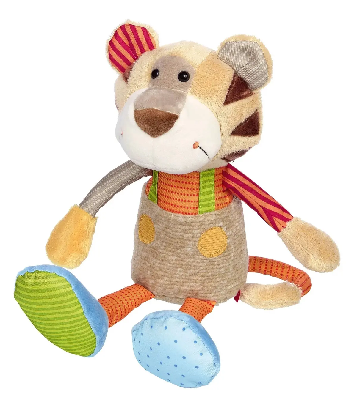 Sigikid Patchwork Tiger Plush Toy 1