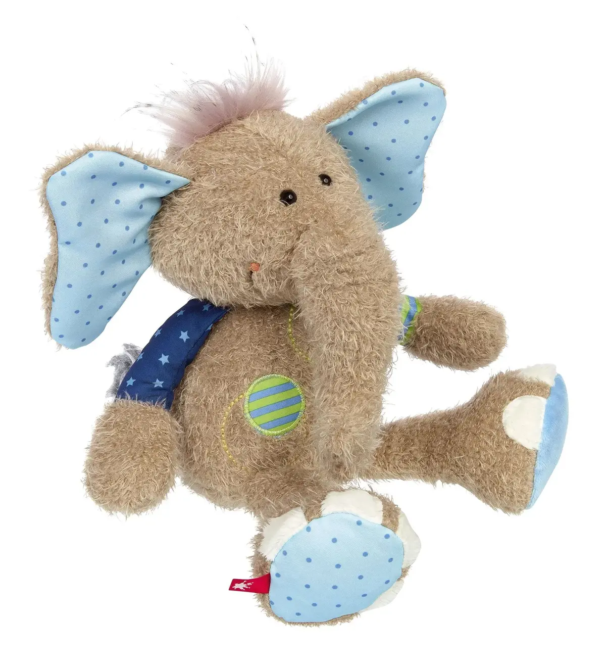 Sigikid Patchwork Elephant Plush Toy 1