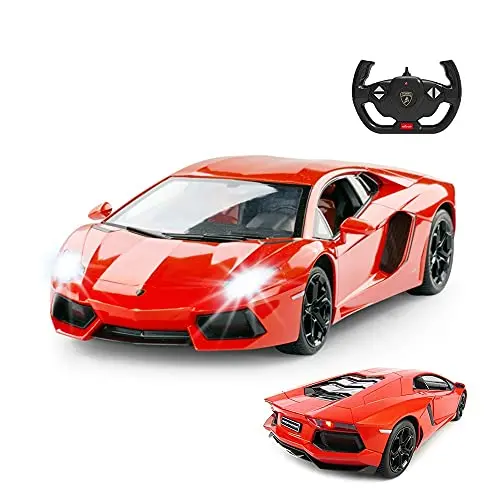 Lamborghini Aventador Lp700-4 Rc Car 1/14 Scale Licensed Remote Control Toy Car With Working Lights By Rastar 1