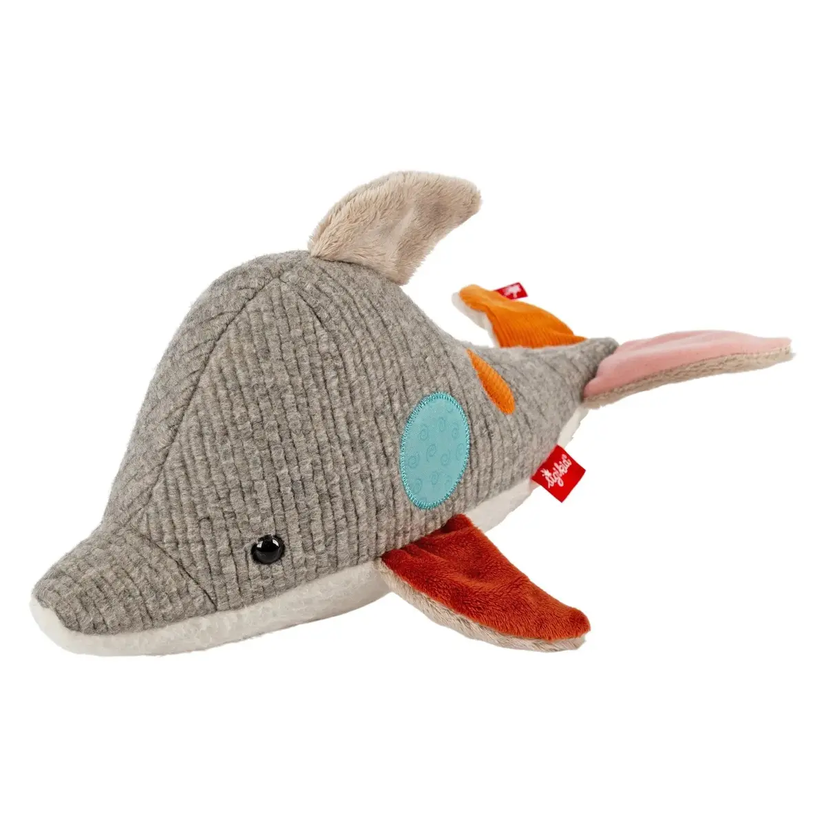 Sigikid Patchwork Dolphin Plush Toy 1