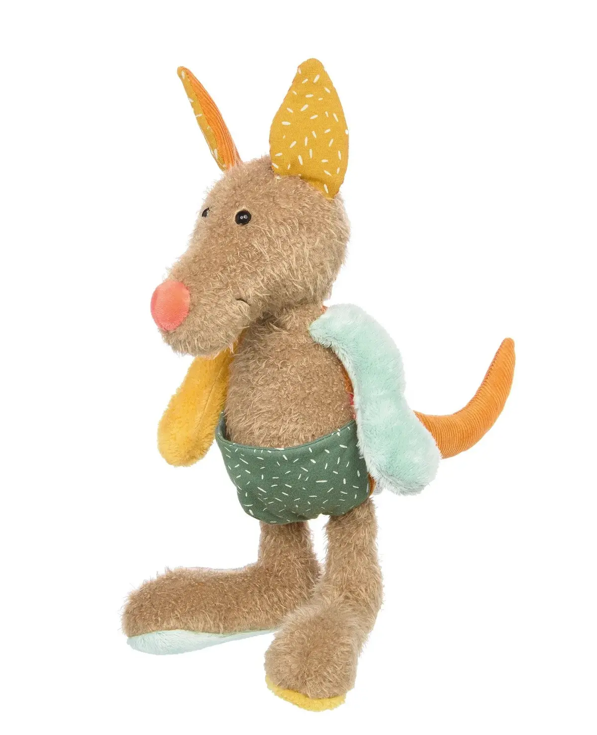 Sigikid Patchwork Kangaroo Plush Toy 1