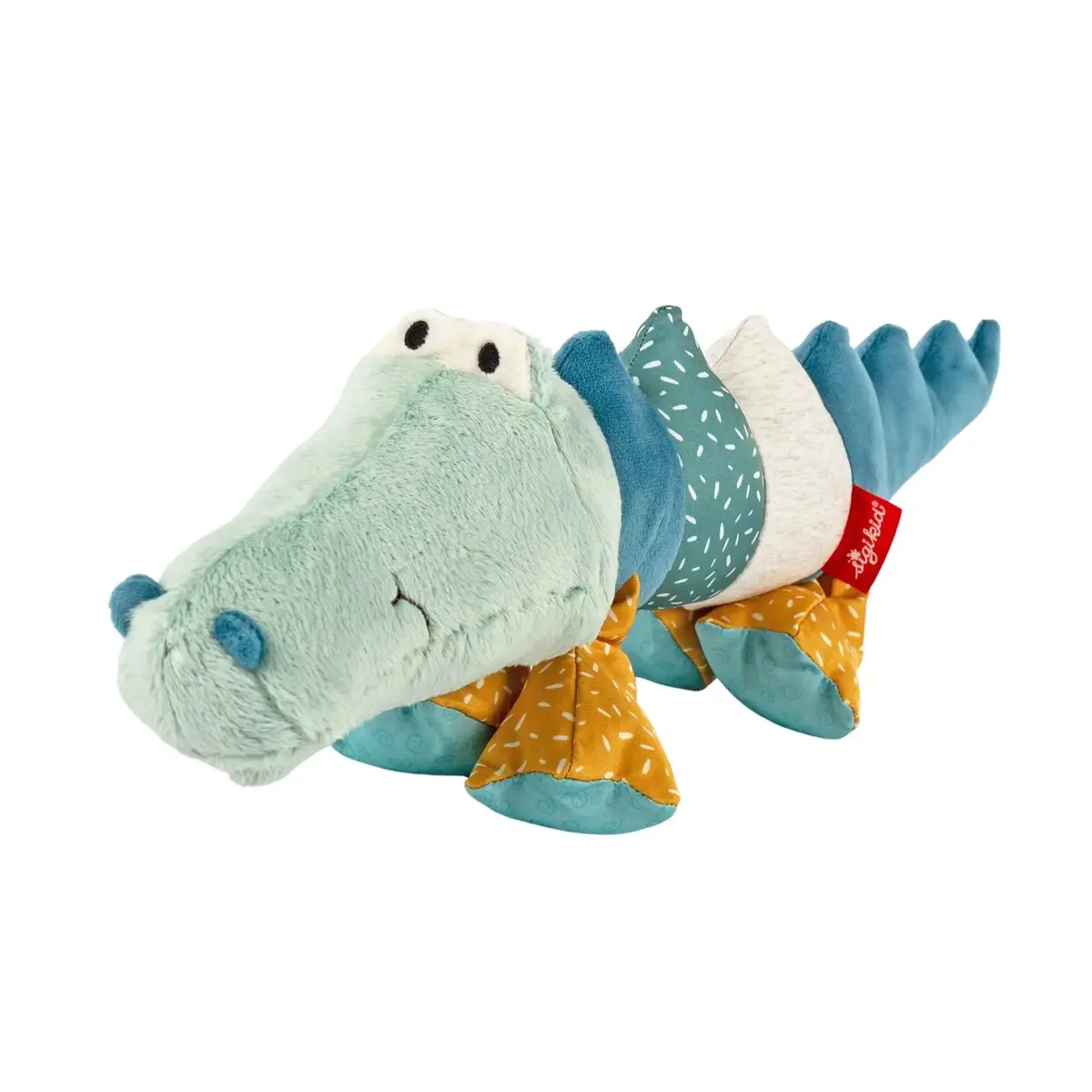 Sigikid Patchwork Crocodile Plush Toy 1