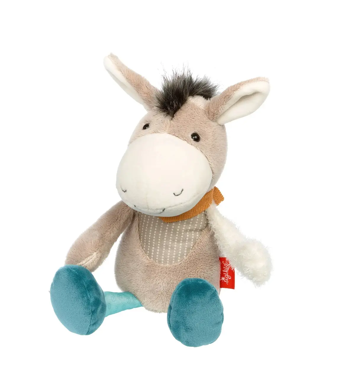 Sigikid Patchwork Donkey Plush Toy 1