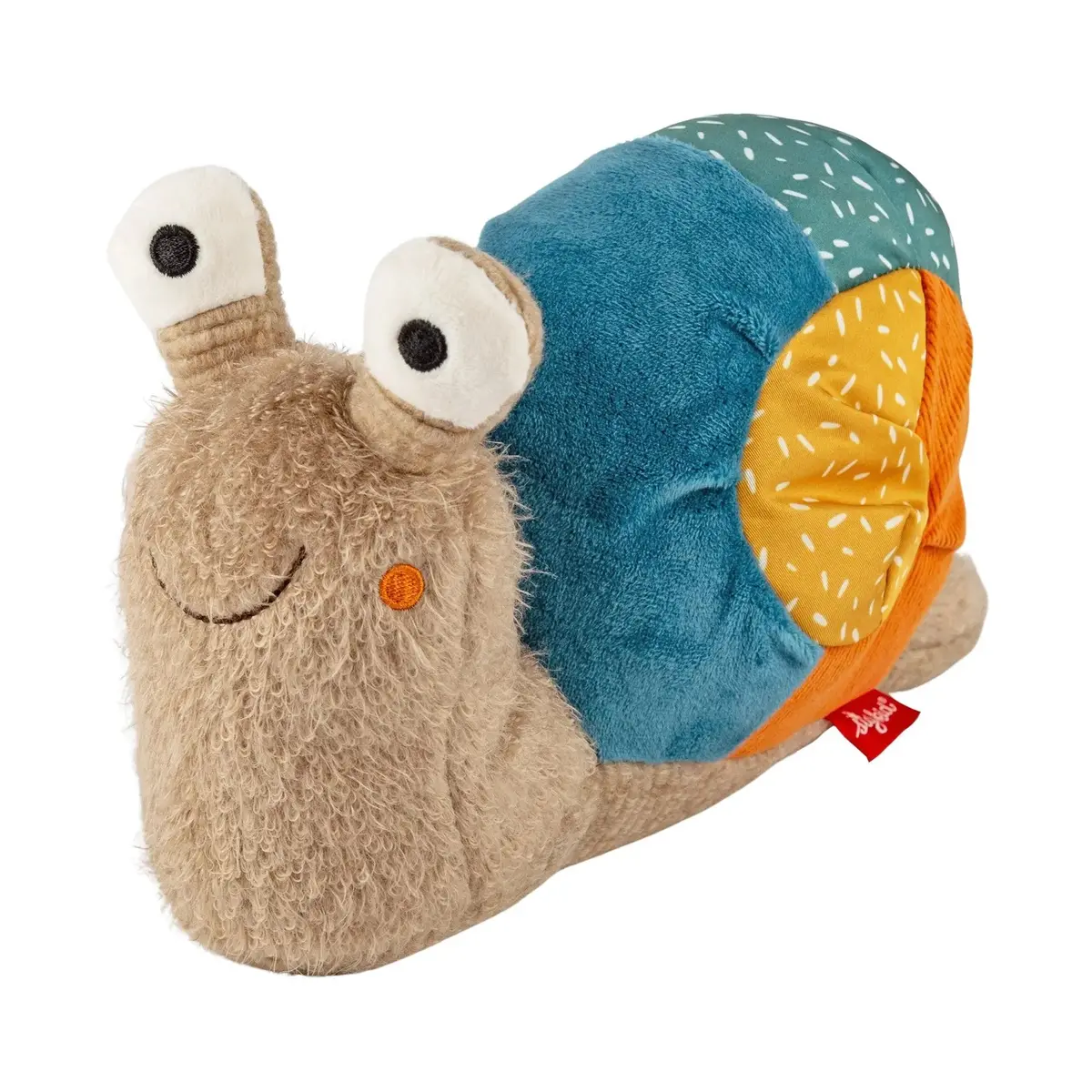 Sigikid Patchwork Snail Plush Toy 1