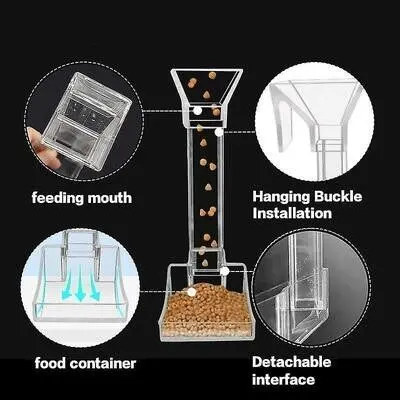 Feeding Pipe For Food Feeder With Detachable Acrylic Tube Wh-601 1