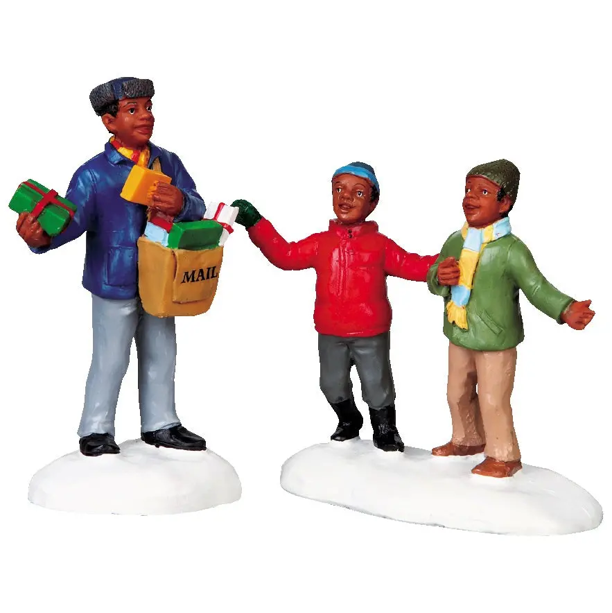 Lemax Caddington Village Figurines: Special Delivery, Set Of 2 #92625 1