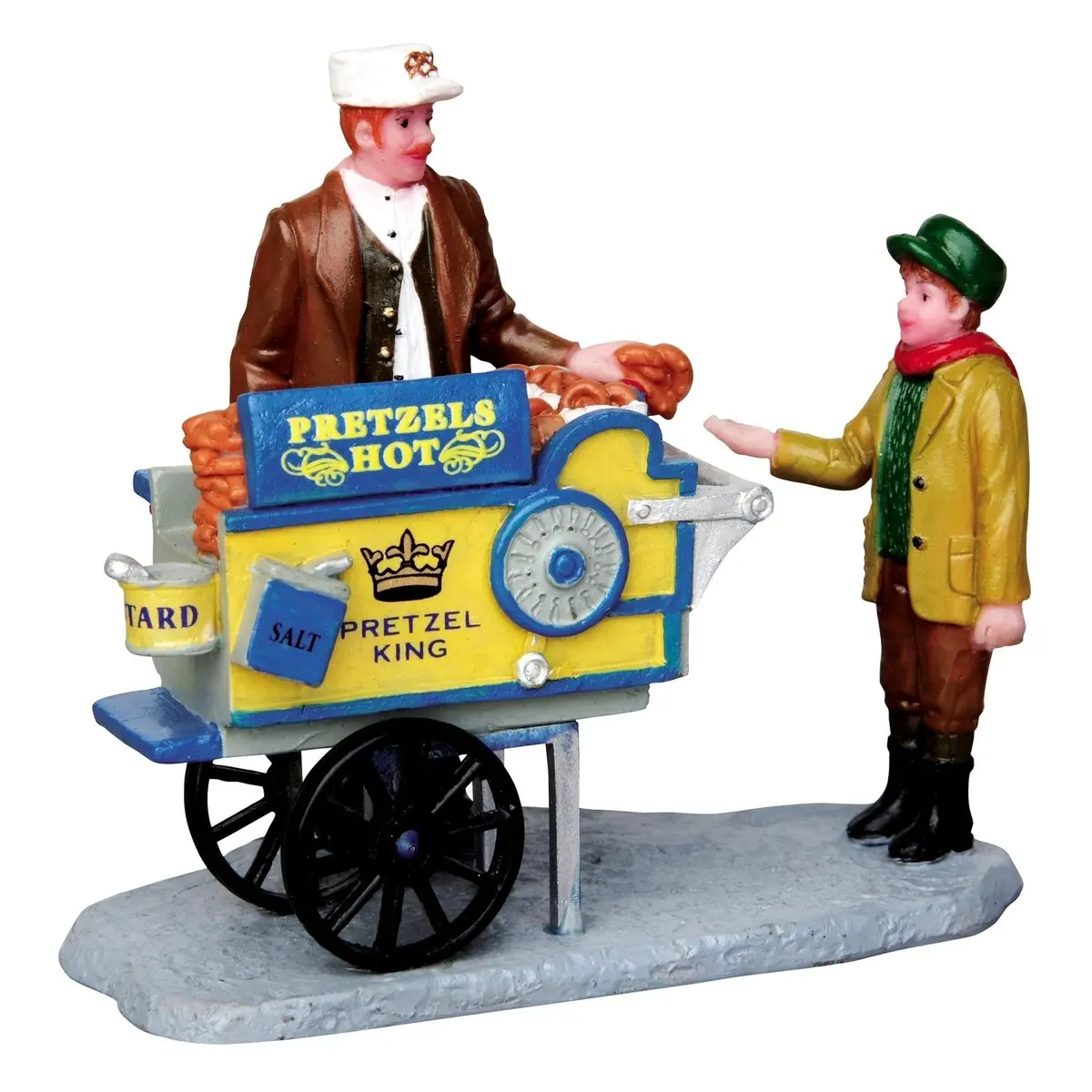 Lemax General Collectibles Figurine: Pretzel King Pretzel Cart #42238 1