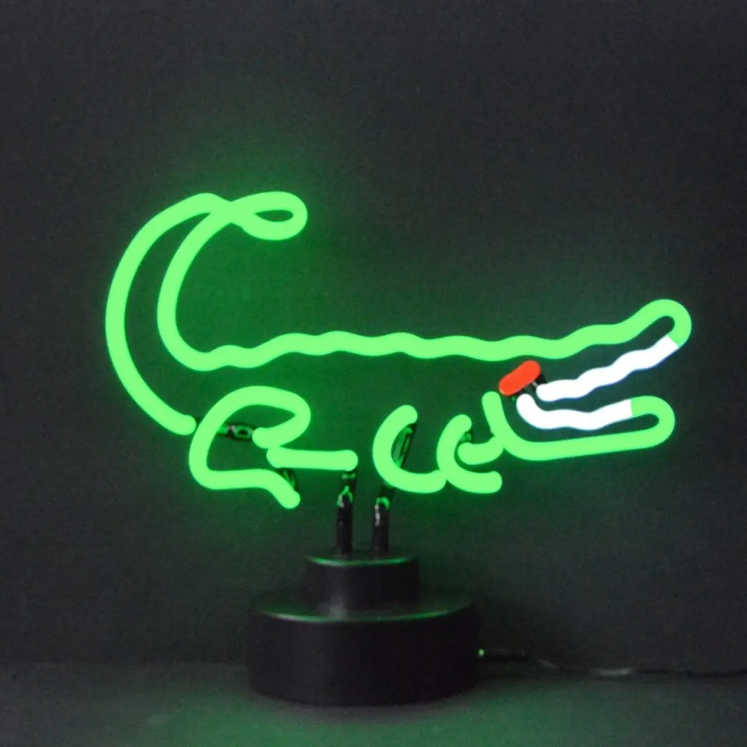 Neonetics Alligator Neon Sculpture 1