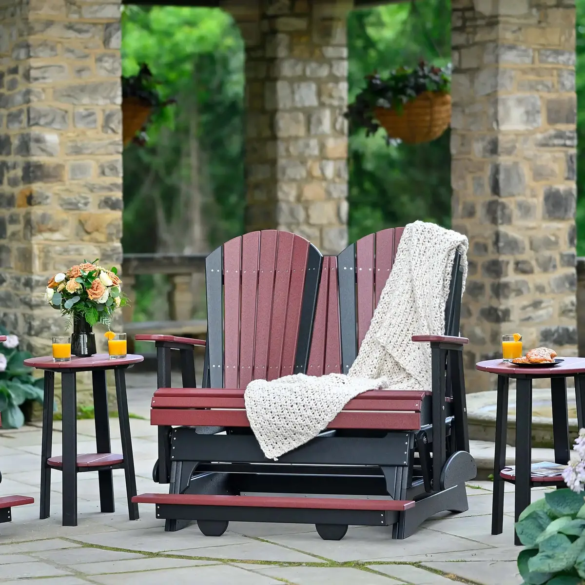 4' Adirondack Balcony Glider From Luxcraft 1