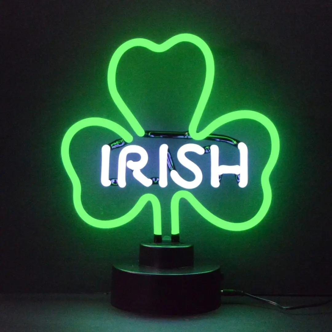 Neonetics Irish Shamrock Neon Sculpture 1