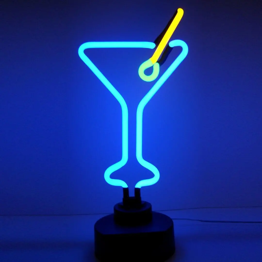Neonetics Martini Glass Neon Sculpture 1