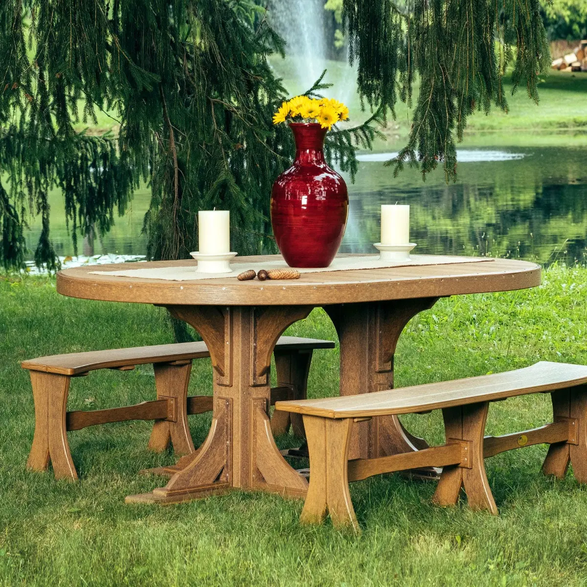 4' X 6' Oval Dining Table From Luxcraft 1