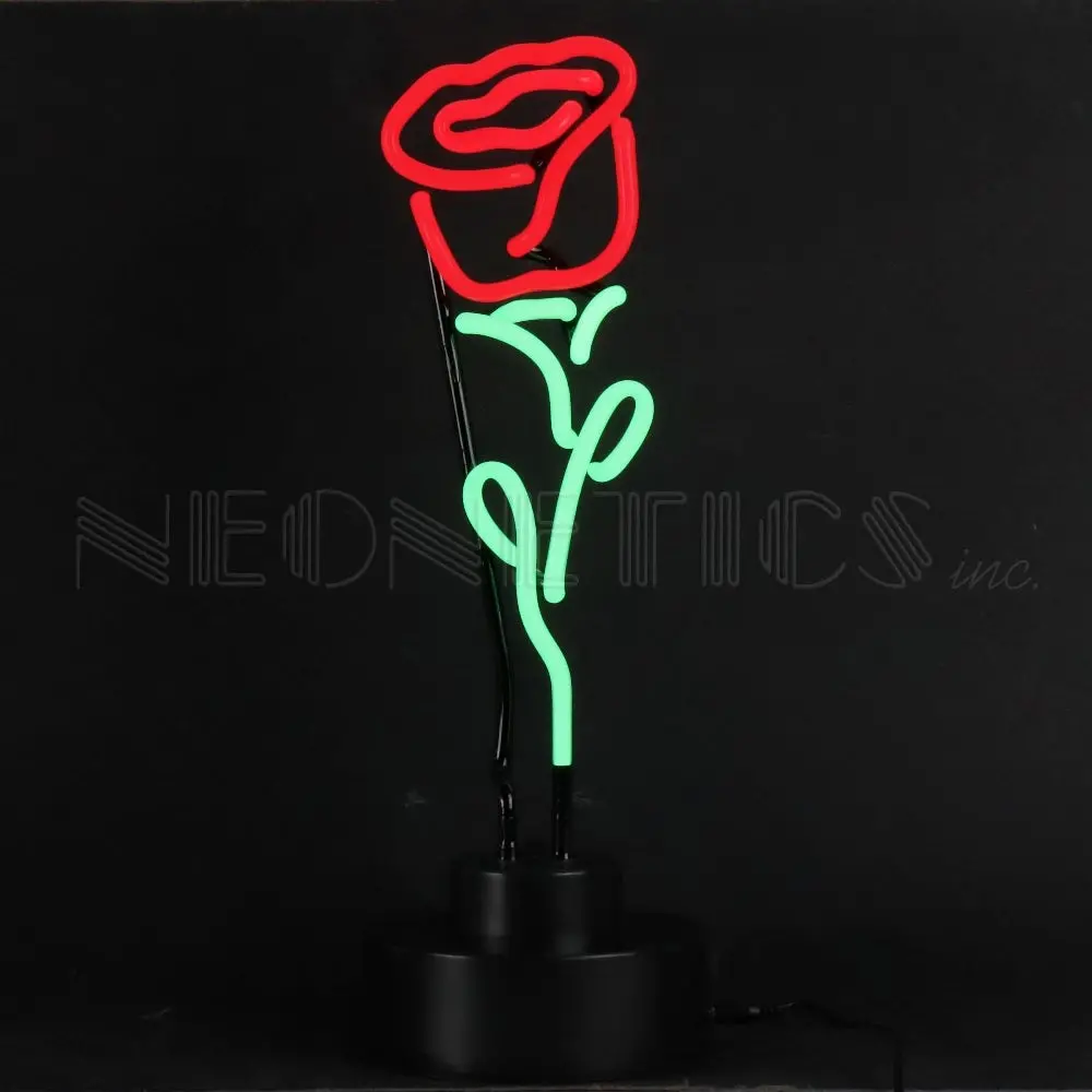 Neonetics Red Rose Neon Sculpture 1