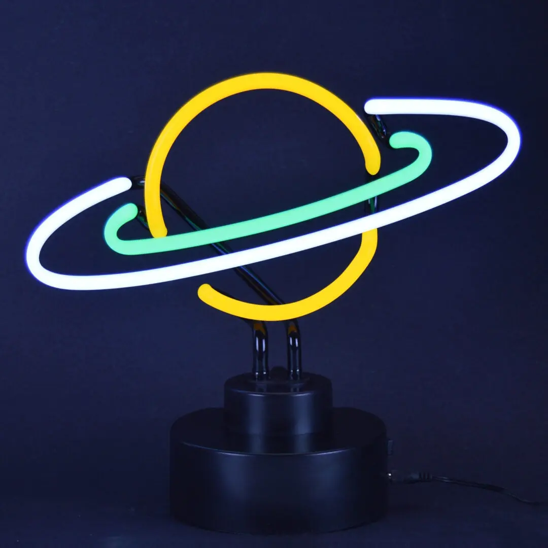 Neonetics Saturn Neon Sculpture 1