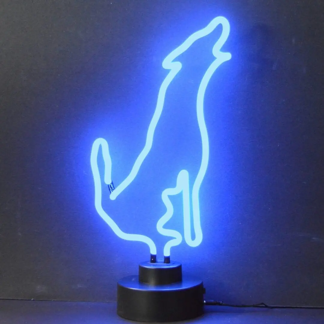 Neonetics Wolf Neon Sculpture 1