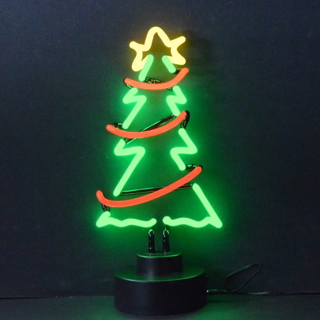 Neonetics Christmas Tree With Garland Neon Sculpture 1