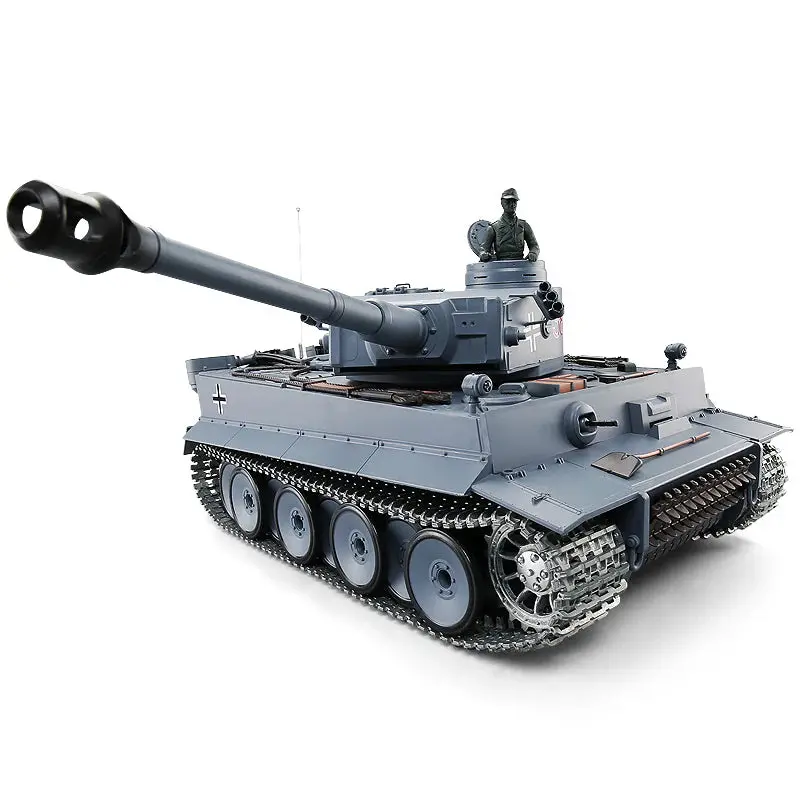 Heng Long® 1/16 Rc Battle Tank Tiger I – Professional Edition – Full Metal Tracks, Infrared Battle & Barrel Recoil 2