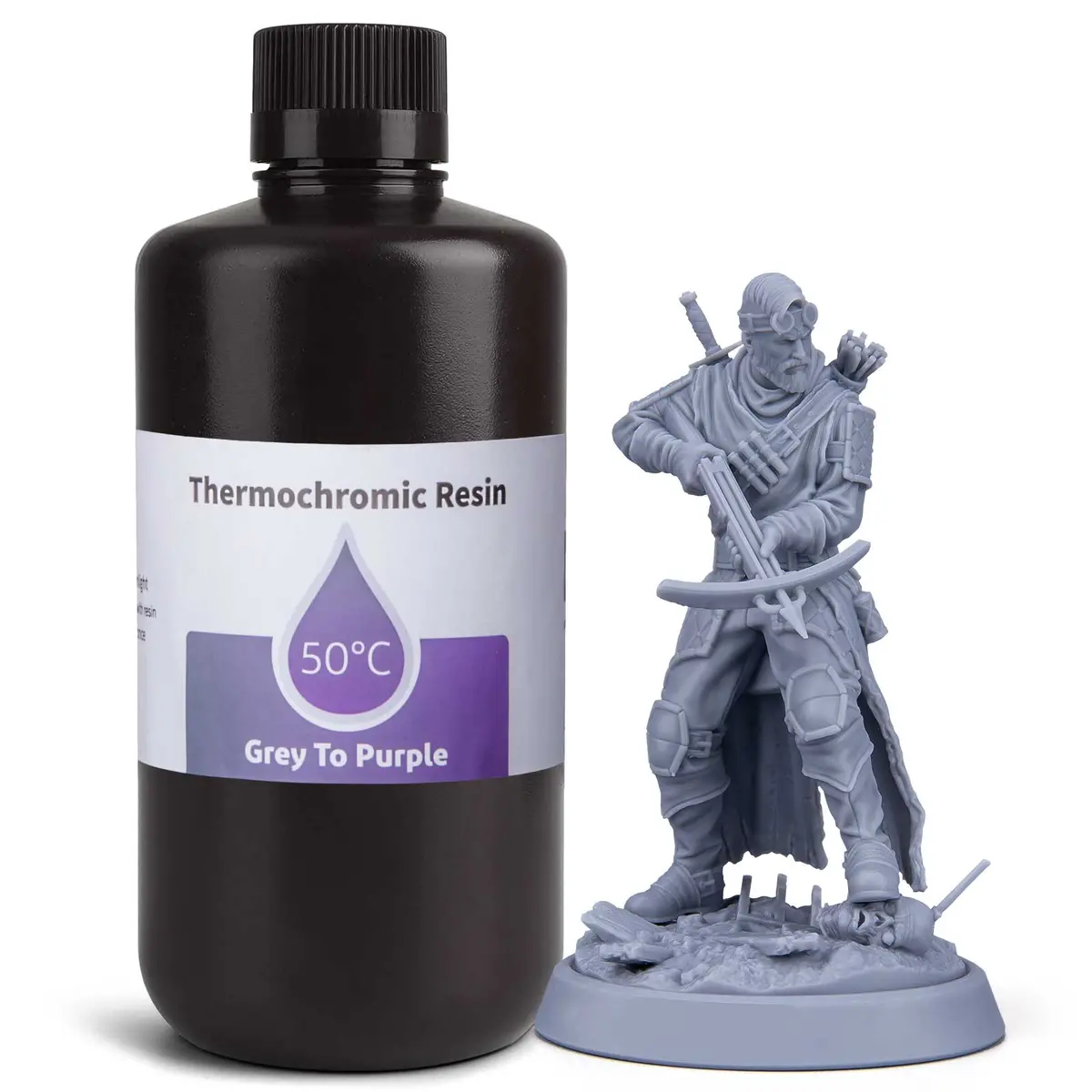 Thermochromic Resin Grey To Purple 1 Kg 1