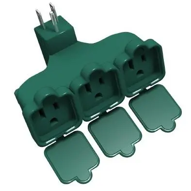 Stanley 3-Power Outlet Plugmax Outdoor Adapter 1