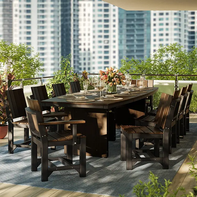 Urban 4' X 8' Oval Dining Table From Luxcraft 1