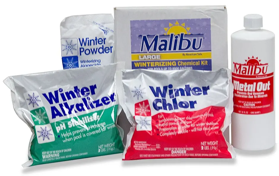 Malibu Large Swimming Pool Winterizing Kit Up To 8,500 Gallons Water 1
