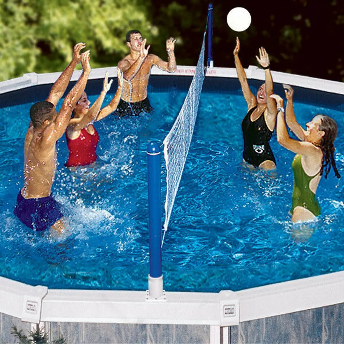 Jammin' Cross Volleyball Above Ground Pool Game 2
