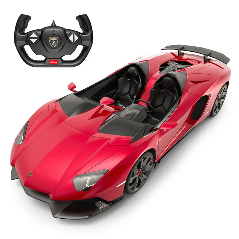 Lamborghini Aventador J Rc Car 1/12 Scale Licensed Remote Control Toy Car With Working Lights By Rastar 1
