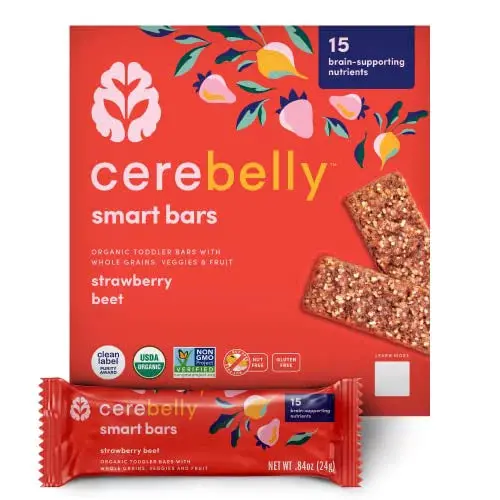 Cerebelly Smart Bar - Strawberry Beet, 6 X 4.2 Oz 1