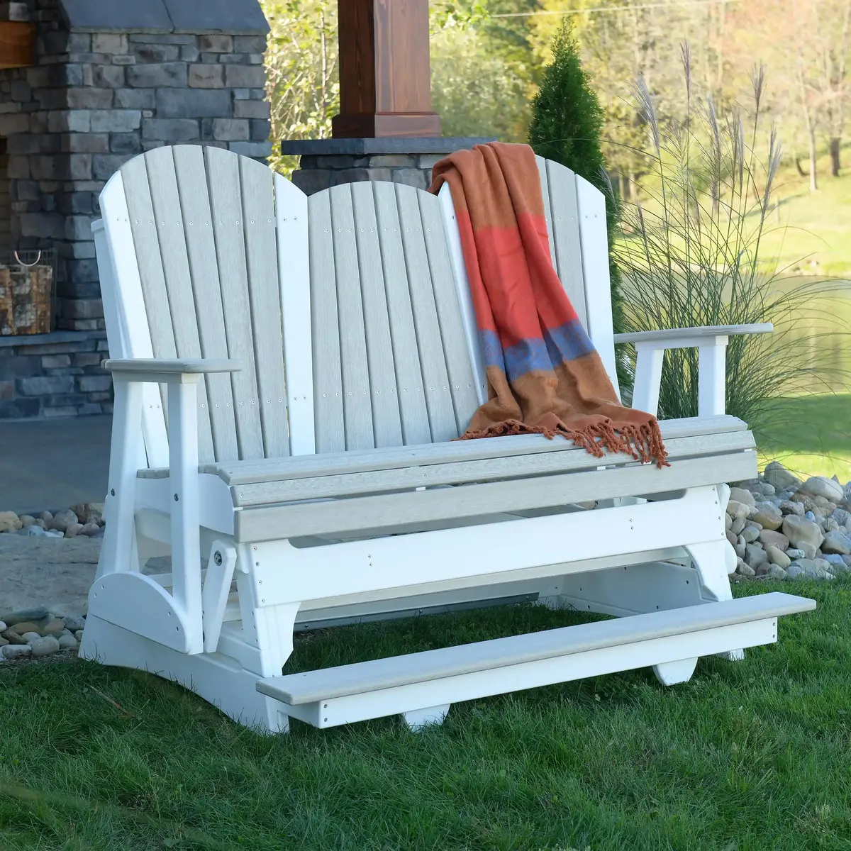 5' Adirondack Balcony Glider From Luxcraft 1