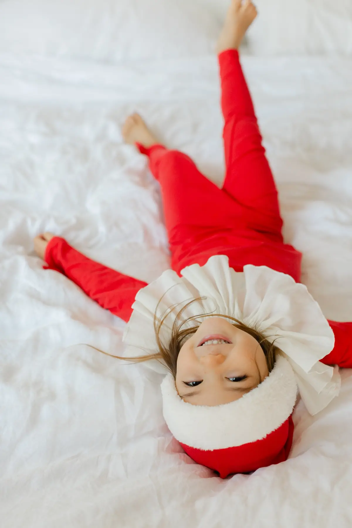 Band Of The Wild Red Holiday Elf Pajama Costume, Santa Costume 3