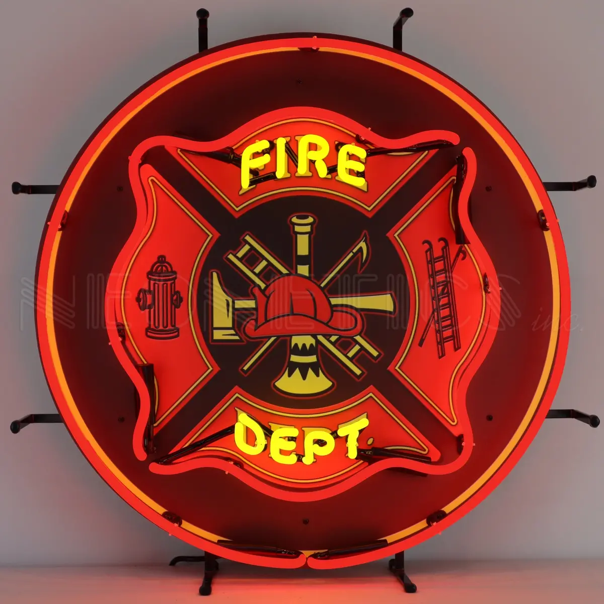 Neonetics Fire Department Neon Sign 1