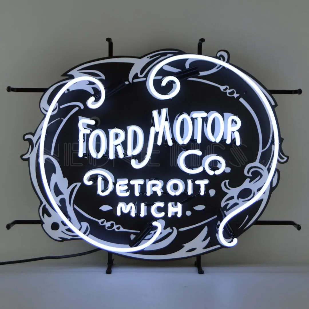 Neonetics Ford Motor Company 1903 Heritage Emblem Neon Sign 1