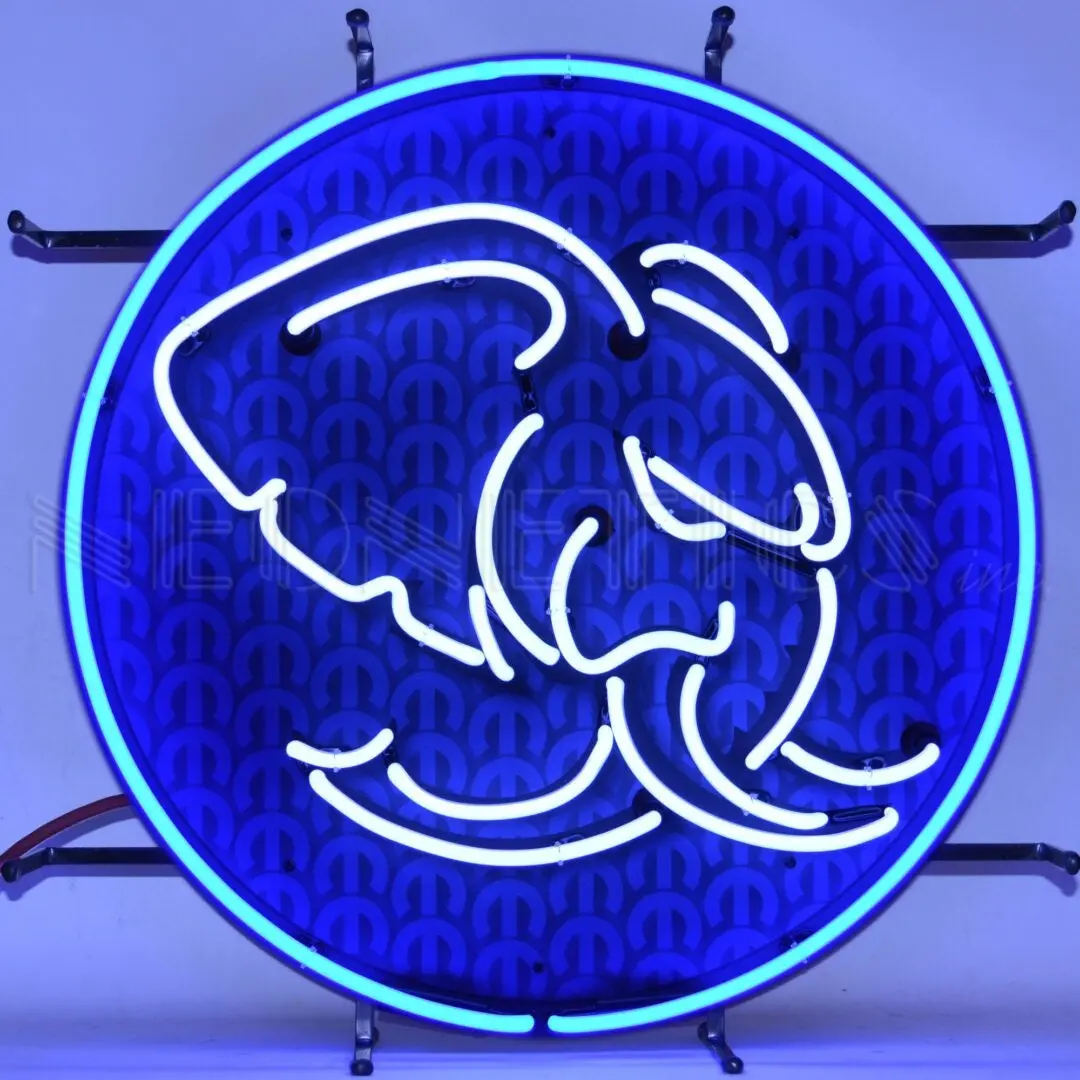Neonetics Mopar Hellephant Hemi Neon Sign With Backing 1