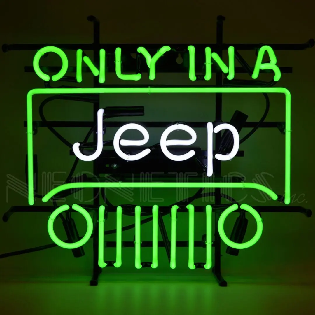 Neonetics Only In A Jeep Neon Sign 1