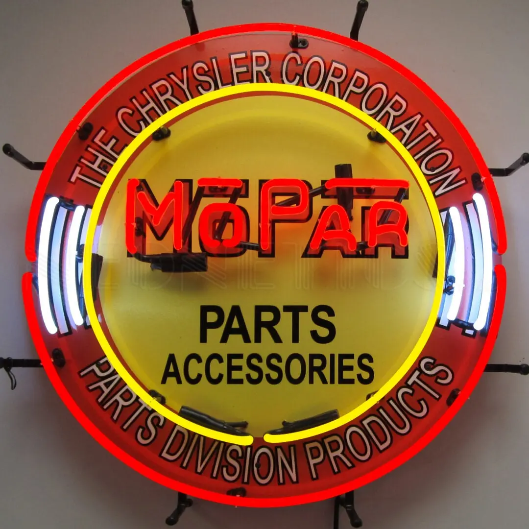 Neonetics Mopar Circle Neon Sign 1