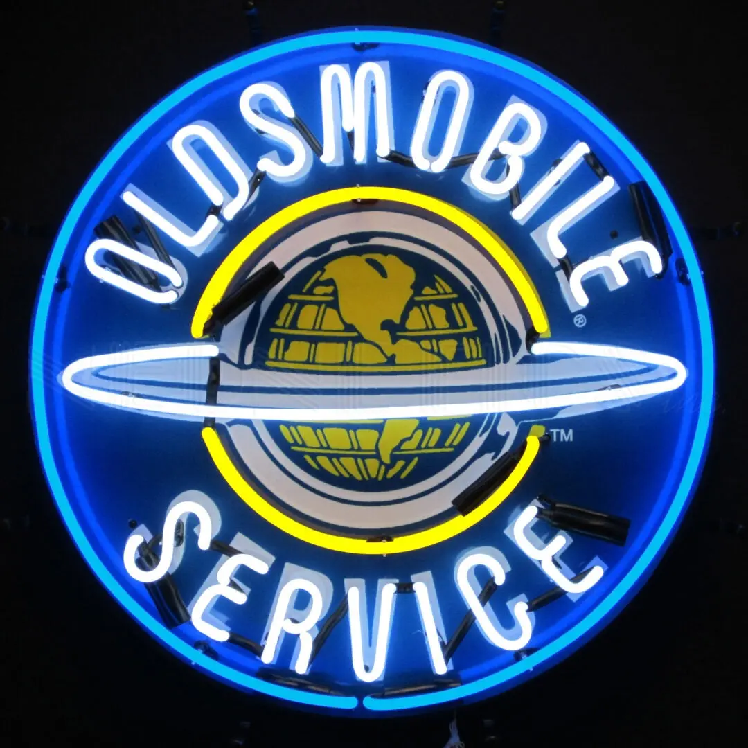 Neonetics Oldsmobile Service Neon Sign 1