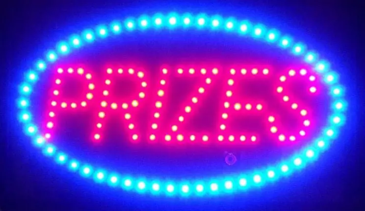 Neonetics Prizes Led Sign 1