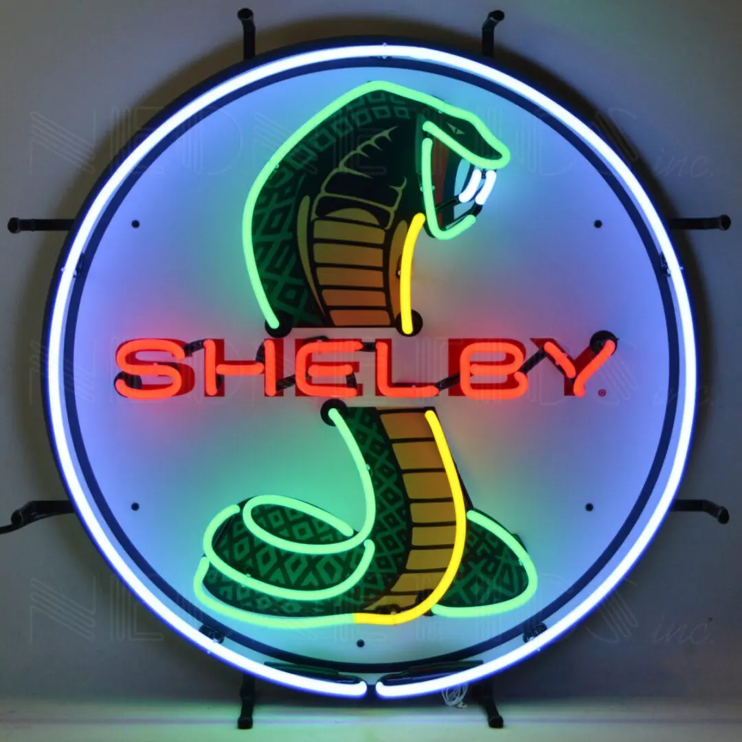 Neonetics Ford Shelby Cobra Circle Neon Sign 1